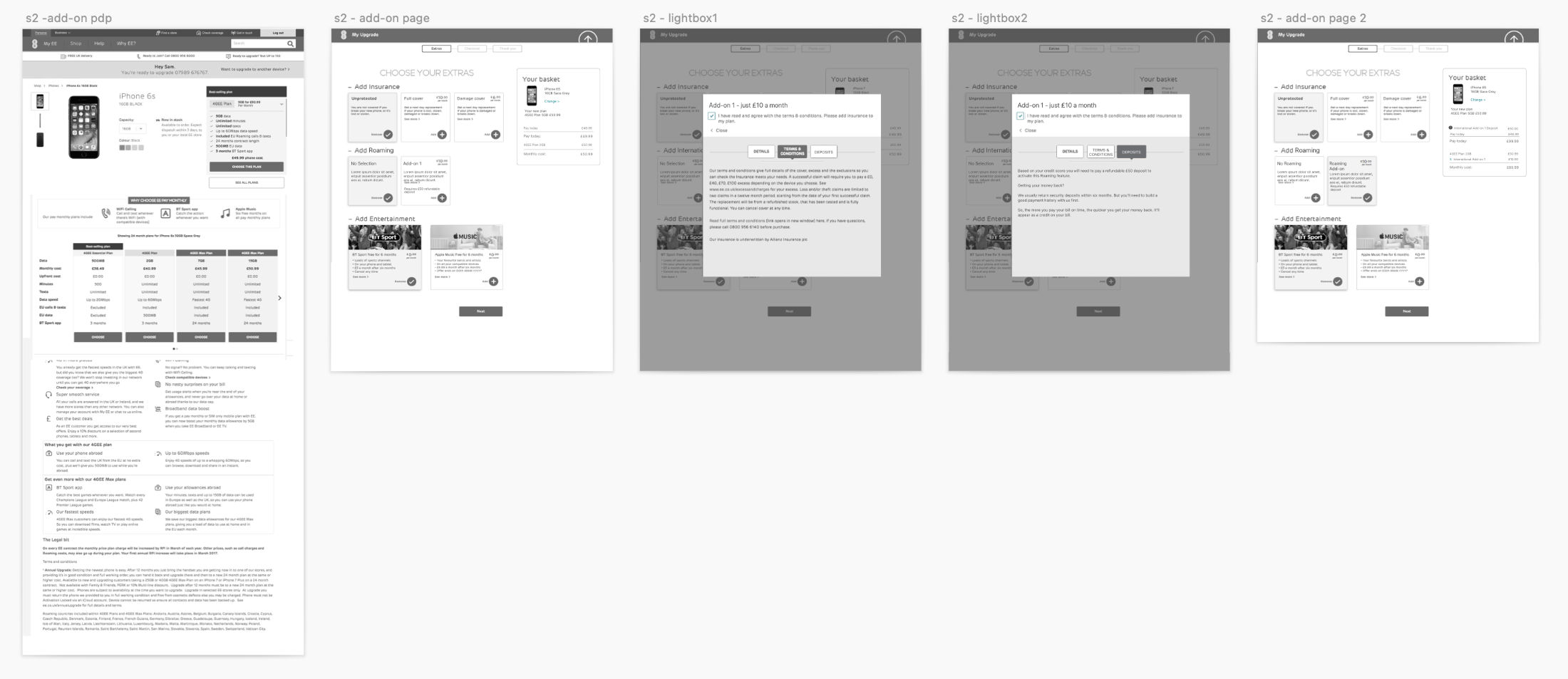Wireframes